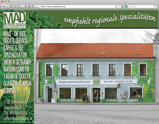 Webpräsenz MAD Ravelsbach homepage